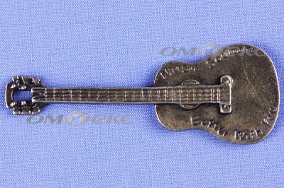 Декоративный элемент для творчества из металла "Гитара"  - купить в Симферополе. Цена: 19.99 руб.