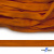 Шнур плетеный (плоский) d-12 мм, (уп.90+/-1м), 100% полиэстер, цв.267 - оранжевый - купить в Симферополе. Цена: 8.62 руб.