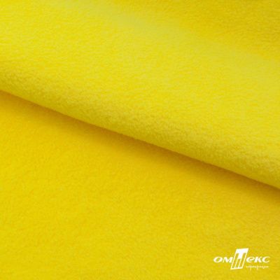 Флис DTY 14-0760, 240 г/м2, шир. 150 см, цвет яркий желтый - купить в Симферополе. Цена 640.46 руб.