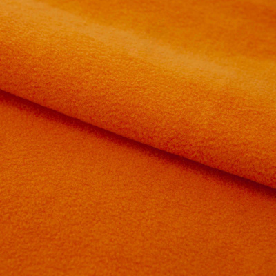 Флис DTY 16-1358, 250 г/м2, шир. 150 см, цвет оранжевый - купить в Симферополе. Цена 640.46 руб.