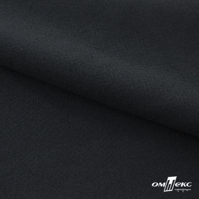 Трикотажное полотно "Капри" 100% полиэстр, 152см, 320 г/м2, чёрный, м - купить в Симферополе. Цена 374 руб.