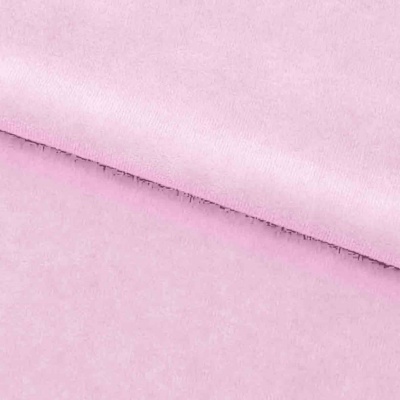 Велюр JS LIGHT 1, 220 гр/м2, шир.150 см, (3,3 м/кг), цвет бл.розовый - купить в Симферополе. Цена 1 055.34 руб.
