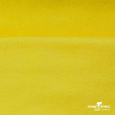 Флис DTY 14-0760, 240 г/м2, шир. 150 см, цвет яркий желтый - купить в Симферополе. Цена 640.46 руб.