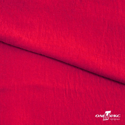 Ткань плательная Муар, 100% полиэстер,165 (+/-5) гр/м2, шир. 150 см, цв. Красный - купить в Симферополе. Цена 215.65 руб.