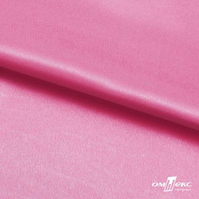 Поли креп-сатин 15-2215, 125 (+/-5) гр/м2, шир.150см, цвет розовый - купить в Симферополе. Цена 155.57 руб.