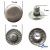 Кнопка металлическая "Альфа" с пружиной, 15 мм (уп. 720+/-20 шт), цвет никель - купить в Симферополе. Цена: 1 466.73 руб.