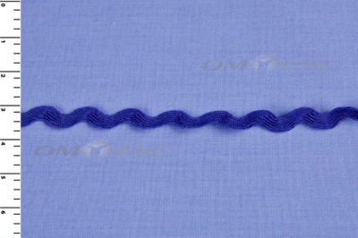 Тесьма плетеная "Вьюнчик"/синий - купить в Симферополе. Цена: 40.72 руб.