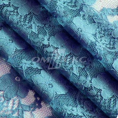 Кружевное полотно стрейч 15A61/BLUE, 100 гр/м2, шир.150см - купить в Симферополе. Цена 1 581 руб.