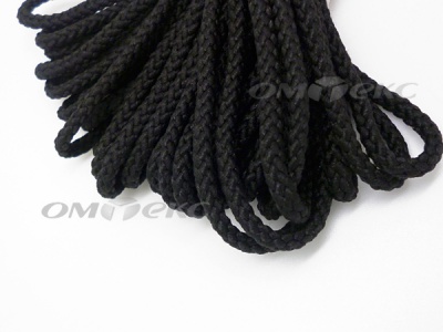 Шнур В-035 4 мм круп.плетение 100 м черный - купить в Симферополе. Цена: 156.40 руб.
