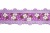 Тесьма декоративная 0385-6169, шир. 25 мм/уп. 22,8+/-1 м, цвет 01-фиолетовый - купить в Симферополе. Цена: 387.43 руб.