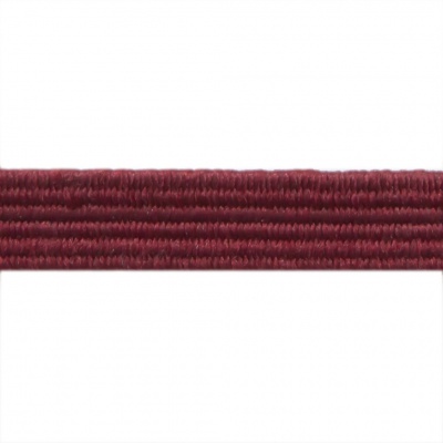 Резиновые нити с текстильным покрытием, шир. 6 мм ( упак.30 м/уп), цв.- 88-бордо - купить в Симферополе. Цена: 155.22 руб.