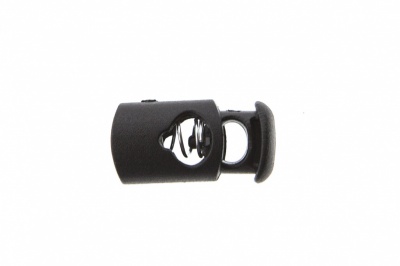8021 Фиксатор пластиковый "Цилиндр", 20х10 мм, цвет чёрный - купить в Симферополе. Цена: 1.31 руб.
