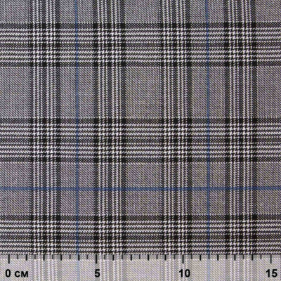 Ткань костюмная "Клер" 80% P, 16% R, 4% S, 200 г/м2, шир.150 см,#3 цв-серый/синий - купить в Симферополе. Цена 412.02 руб.