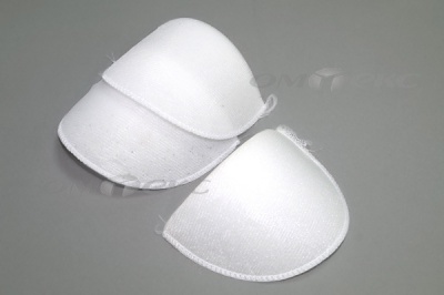 Плечевые накладки ОВ-10, обшитые, цвет белый - купить в Симферополе. Цена: 16.83 руб.
