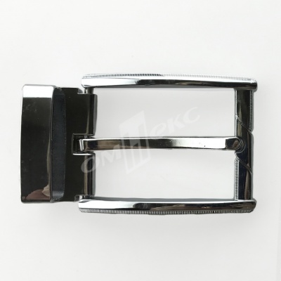Пряжка металлическая для мужского ремня 845005А#2 (шир.ремня 40 мм), цв.-никель - купить в Симферополе. Цена: 110.29 руб.