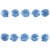 Тесьма плетеная "Рюш", упак. 9,14 м, цвет голубой - купить в Симферополе. Цена: 45.87 руб.