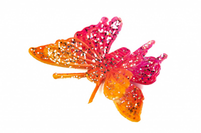 Бабочка декоративная пластиковая #10 - купить в Симферополе. Цена: 7.09 руб.