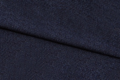 Ткань джинсовая №96, 160 гр/м2, шир.148см, цвет т.синий - купить в Симферополе. Цена 350.42 руб.