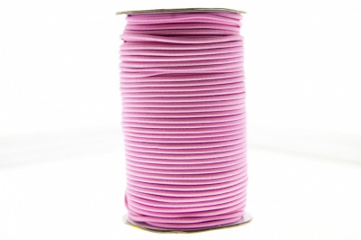 0370-1301-Шнур эластичный 3 мм, (уп.100+/-1м), цв.141- розовый - купить в Симферополе. Цена: 459.62 руб.