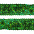 Тесьма с пайетками D4, шир. 20 мм/уп. 25+/-1 м, цвет зелёный - купить в Симферополе. Цена: 778.19 руб.