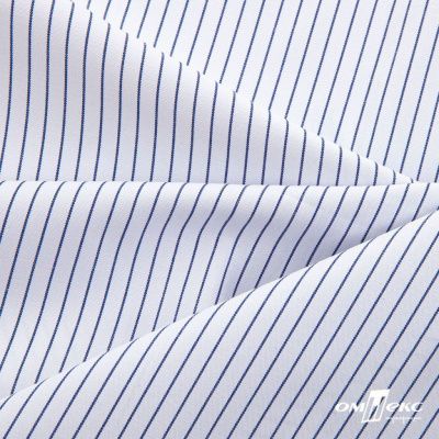 Ткань сорочечная Ронда, 115 г/м2, 58% пэ,42% хл, шир.150 см, цв.4-синяя, (арт.114) - купить в Симферополе. Цена 306.69 руб.
