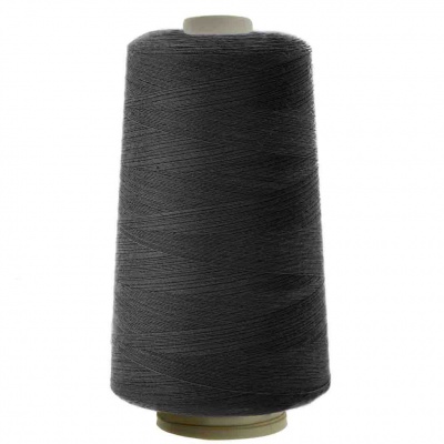 Швейные нитки (армированные) 28S/2, нам. 2 500 м, цвет чёрный - купить в Симферополе. Цена: 139.91 руб.