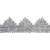 Тесьма металлизированная 0384-0240, шир. 40 мм/уп. 25+/-1 м, цвет серебро - купить в Симферополе. Цена: 490.74 руб.