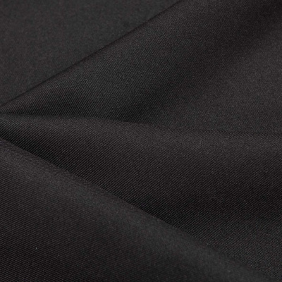 Ткань костюмная 21010 2044, 225 гр/м2, шир.150см, цвет черный - купить в Симферополе. Цена 394.71 руб.