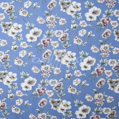 Плательная ткань "Фламенко" 12.1, 80 гр/м2, шир.150 см, принт растительный - купить в Симферополе. Цена 241.49 руб.