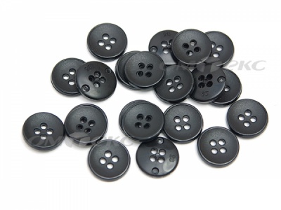 51960/23 мм (4 пр) черные пуговицы - купить в Симферополе. Цена: 1.43 руб.