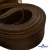 Регилиновая лента, шир.65мм, (уп.25 ярд), цв.- коричневый - купить в Симферополе. Цена: 499.43 руб.