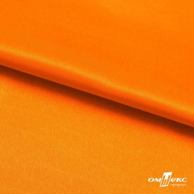 Поли креп-сатин 15-1263, 125 (+/-5) гр/м2, шир.150см, цвет оранжевый - купить в Симферополе. Цена 155.57 руб.