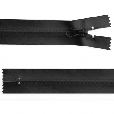 Молния водонепроницаемая PVC Т-7, 20 см, неразъемная, цвет чёрный - купить в Симферополе. Цена: 21.56 руб.