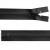 Молния водонепроницаемая PVC Т-7, 20 см, неразъемная, цвет чёрный - купить в Симферополе. Цена: 21.56 руб.