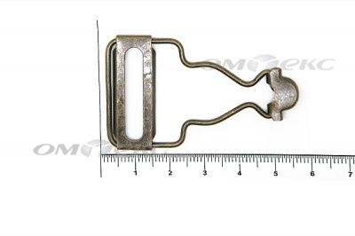 Застежки для комбинезонов металлическая 32 мм Никель (20ШТ)  - купить в Симферополе. Цена: 3.18 руб.