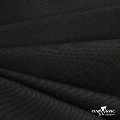 Костюмная ткань с вискозой "Диана", 260 гр/м2, шир.150см, цвет чёрный - купить в Симферополе. Цена 434.07 руб.
