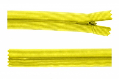 Молния потайная Т3 131, 20 см, капрон, цвет жёлтый - купить в Симферополе. Цена: 5.12 руб.