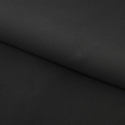 Костюмная ткань "Элис", 220 гр/м2, шир.150 см, цвет чёрный - купить в Симферополе. Цена 308 руб.