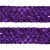 Тесьма с пайетками 12, шир. 35 мм/уп. 25+/-1 м, цвет фиолет - купить в Симферополе. Цена: 1 308.30 руб.