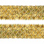 Тесьма с пайетками D16, шир. 35 мм/уп. 25+/-1 м, цвет золото - купить в Симферополе. Цена: 1 281.60 руб.