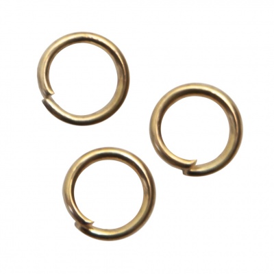 Кольцо  соединительное для бижутерии 5 мм, цв.-золото - купить в Симферополе. Цена: 0.44 руб.