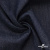 Ткань костюмная "Джинс" с начесом, 320 г/м2, 80% хлопок 20%полиэстер, шир. 160 см, т.синий - купить в Симферополе. Цена 492.24 руб.