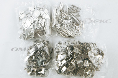 Крючки брючные 4 шипа "Стром" 144 шт. никель - купить в Симферополе. Цена: 383.97 руб.