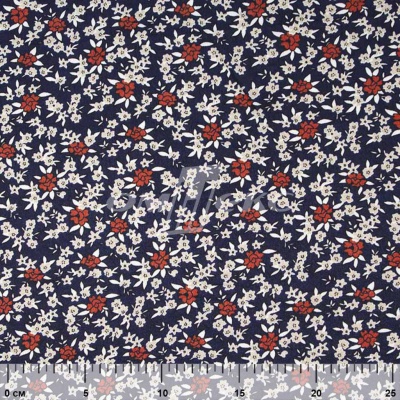 Плательная ткань "Фламенко" 7.2, 80 гр/м2, шир.150 см, принт растительный - купить в Симферополе. Цена 239.03 руб.