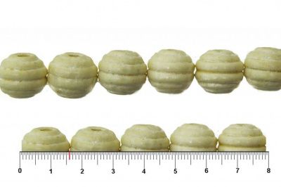 0309-Бусины деревянные "ОмТекс", 16 мм, упак.50+/-3шт, цв.035-белый - купить в Симферополе. Цена: 62.22 руб.