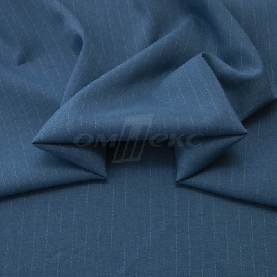 Костюмная ткань "Жаклин", 188 гр/м2, шир. 150 см, цвет серо-голубой - купить в Симферополе. Цена 430.84 руб.