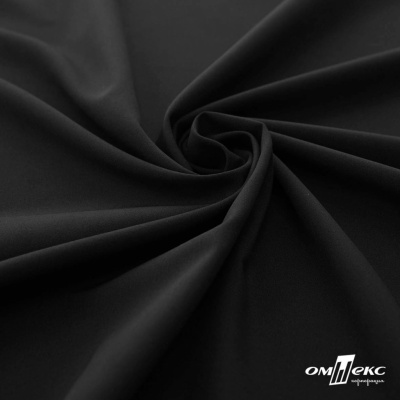 Плательная ткань "Невада", 120 гр/м2, шир.150 см, цвет чёрный - купить в Симферополе. Цена 254.22 руб.