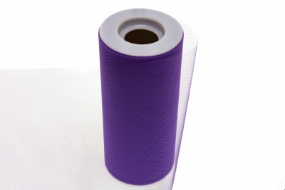 Фатин в шпульках 16-85, 10 гр/м2, шир. 15 см (в нам. 25+/-1 м), цвет фиолетовый - купить в Симферополе. Цена: 100.69 руб.