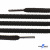 Шнурки #106-09, круглые 130 см, цв.чёрный - купить в Симферополе. Цена: 21.92 руб.