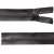 Молния водонепроницаемая PVC Т-7, 20 см, неразъемная, цвет (301)-т.серый - купить в Симферополе. Цена: 21.56 руб.